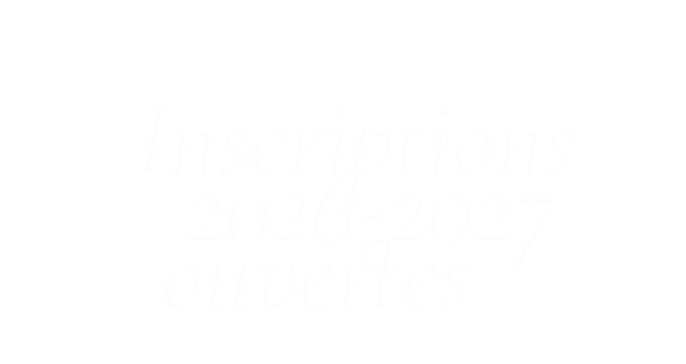 Inscriptions ouvertes
